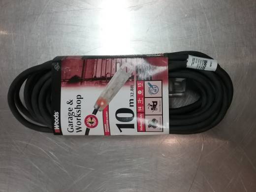 WOODS 3 OUTLET EXTENSION CORD 10M